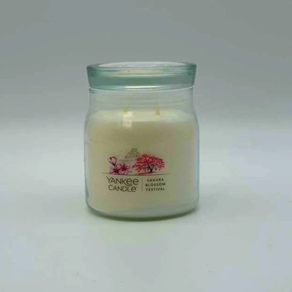 Yankee Candle Sakura Blossom Festival Medium Jar - 13‎ oz Scented Candle - NWT
